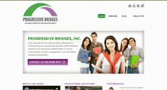 Desktop Screenshot of progressivebridges.com